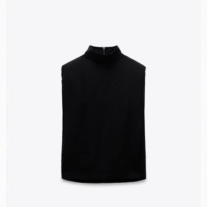 Zara shoulder pad shirt